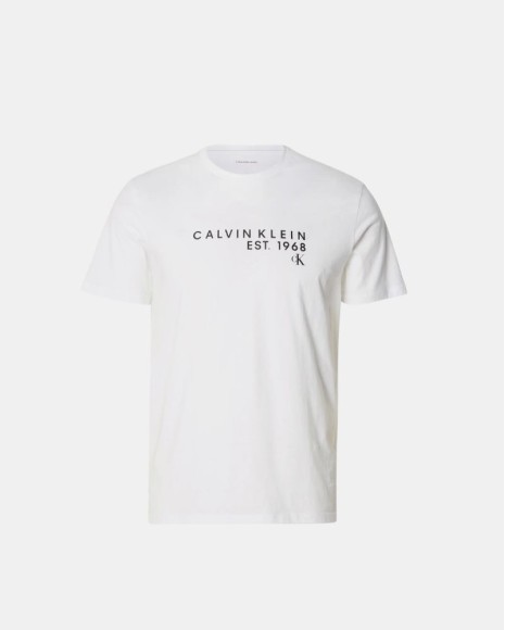 Camisetas de manga curta Homem CALVIN KLEIN Branco LV04RF800G