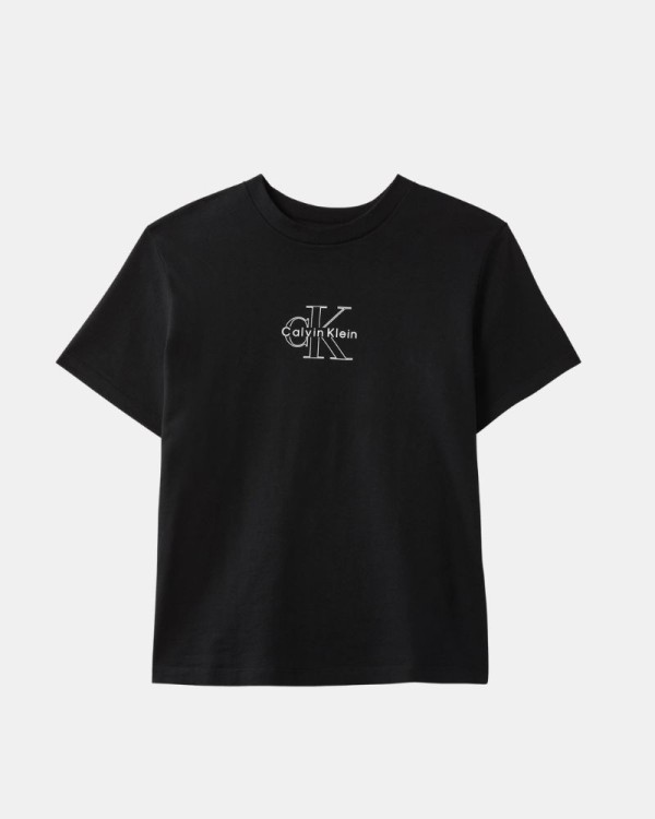 Camisetas Manga corta Mujer CALVIN KLEIN Negro LV047G831GUB1