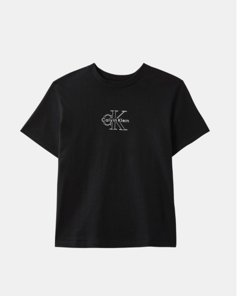 Camisetas Manga corta Mujer CALVIN KLEIN Negro LV047G831GUB1