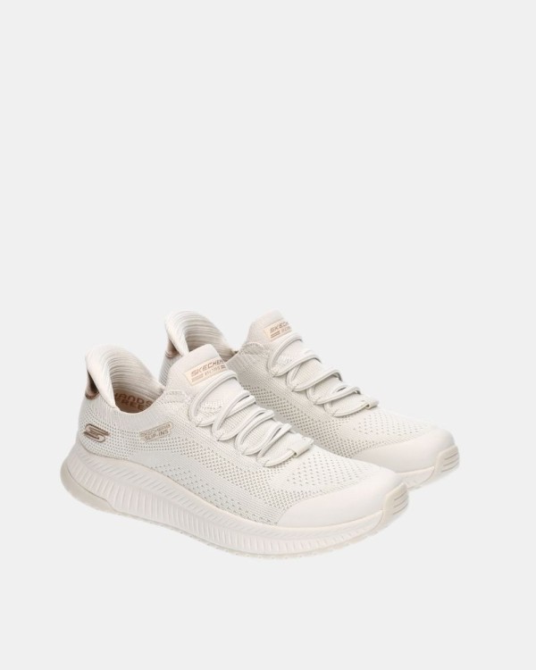 Zapatillas Bajas Mujer SKECHERS Blanco 117743 BOBS SQUAD 4