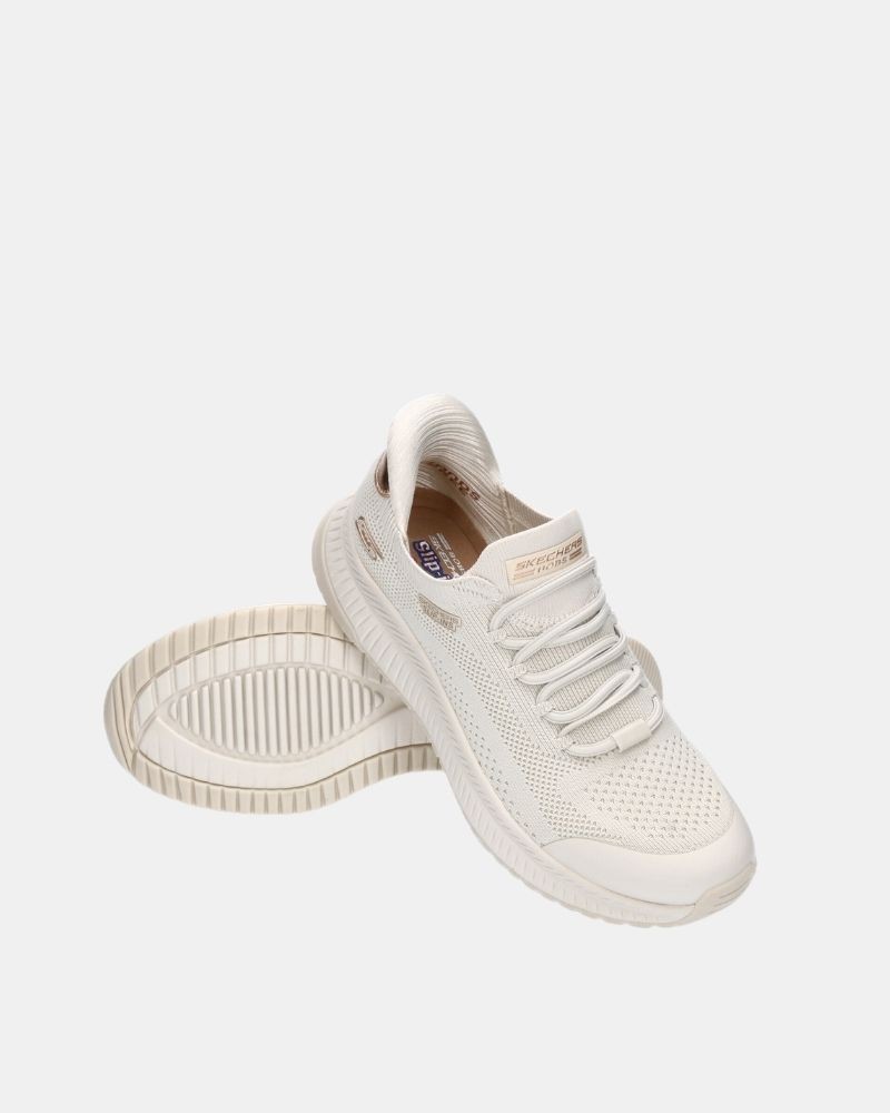 Zapatillas Bajas Mujer SKECHERS Blanco 117743 BOBS SQUAD 4