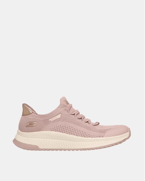 Zapatillas Bajas Mujer SKECHERS Rosa 117743 BOBS SQUAD 4