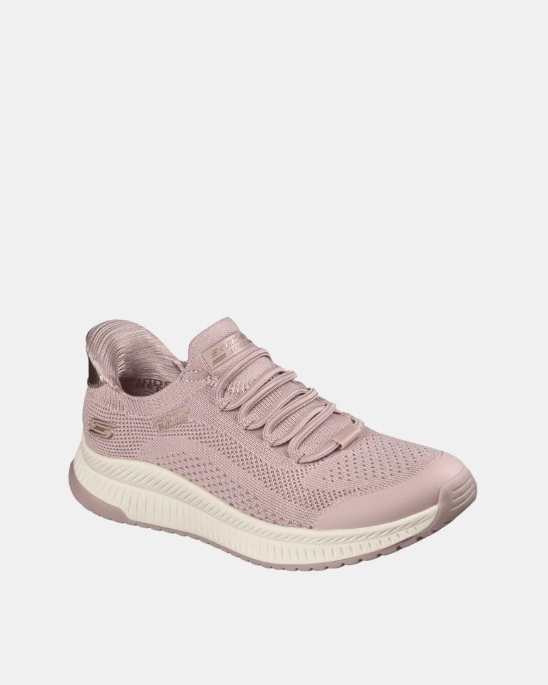 Zapatillas Bajas Mujer SKECHERS Rosa 117743 BOBS SQUAD 4