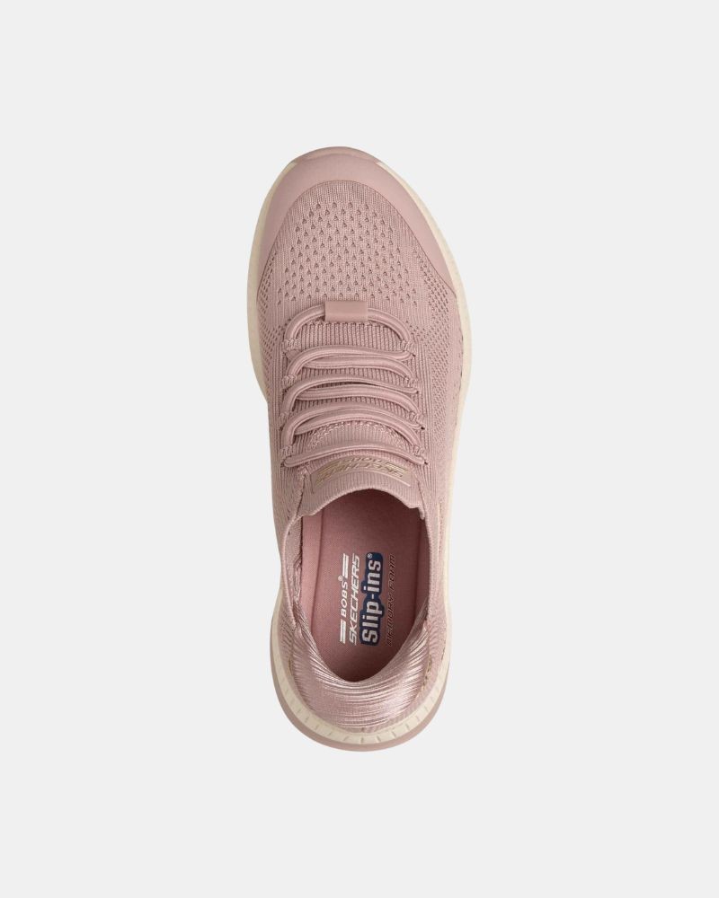 Zapatillas Bajas Mujer SKECHERS Rosa 117743 BOBS SQUAD 4