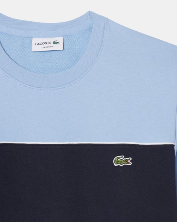 Sudaderas Sin capucha Hombre LACOSTE Azul SH0887