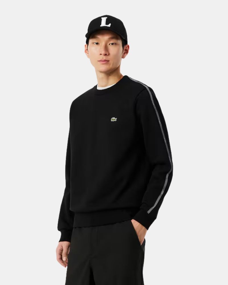 Sudaderas Sin capucha Hombre LACOSTE Negro SH0891