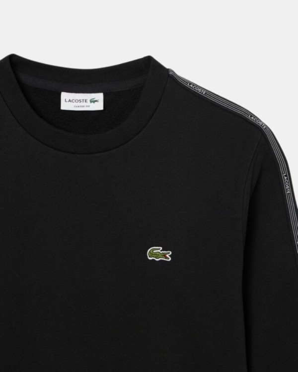Sudaderas Sin capucha Hombre LACOSTE Negro SH0891