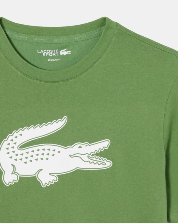 Camisetas Manga corta Hombre LACOSTE Verde TH2042