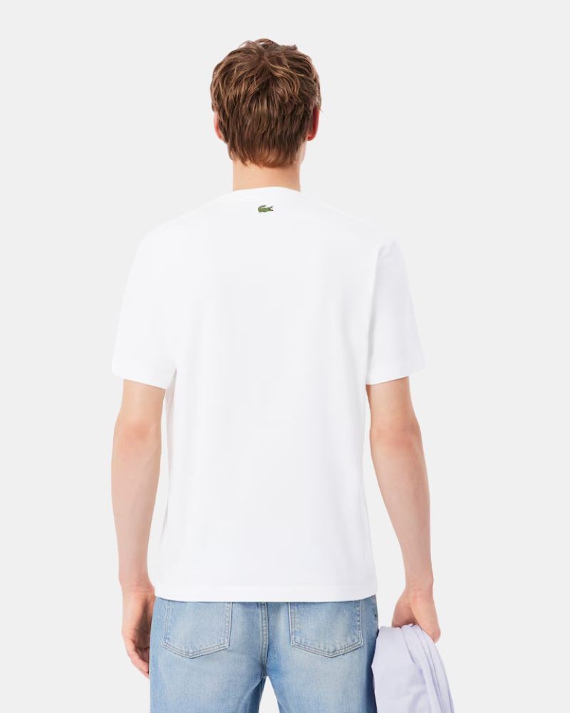 Camisetas Manga corta Hombre LACOSTE Blanco TH1446