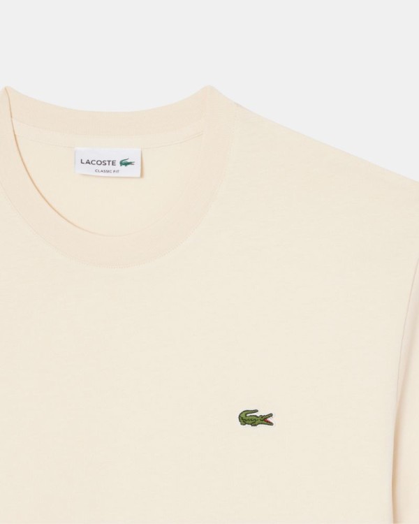 Camisetas Manga corta Hombre LACOSTE Beige TH7318