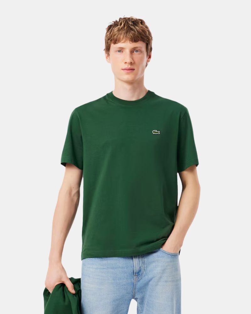 Camisetas Manga corta Hombre LACOSTE Verde TH7318