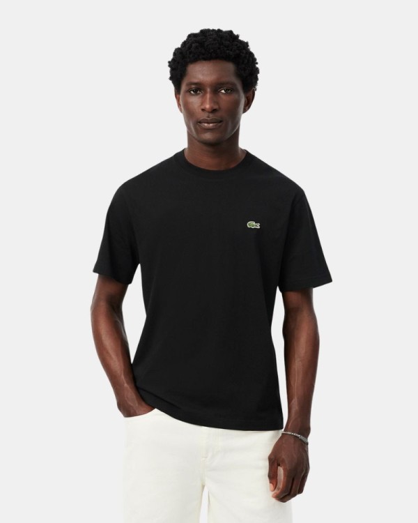 Camisetas Manga corta Hombre LACOSTE Negro TH7318