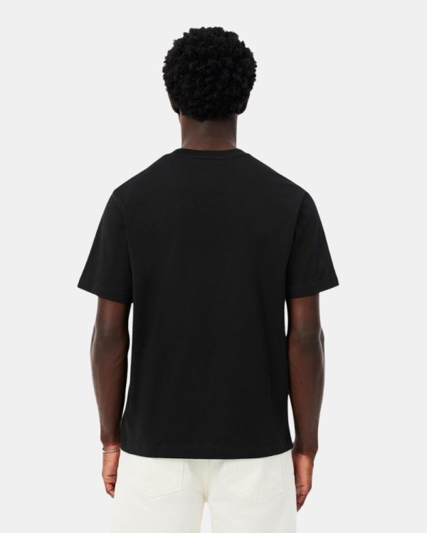 Camisetas Manga corta Hombre LACOSTE Negro TH7318