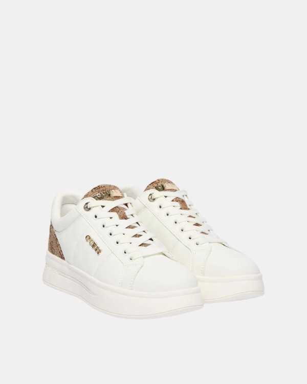 Zapatillas Bajas Mujer GUESS Beige WELLI FLFWLL FALL12