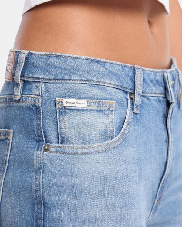 Pantalones Vaqueros Largos Mujer GUESS Azul W5YA0O D0022