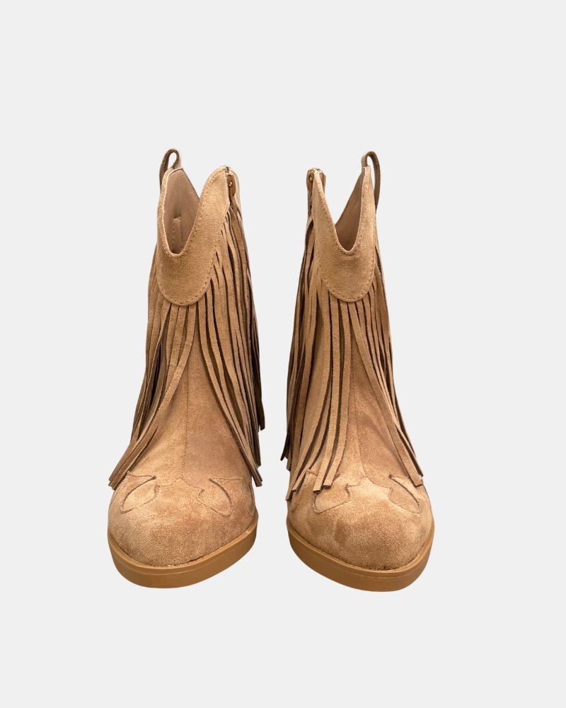 Botines Cowboy Bajos Mujer  Marrón 35 3105