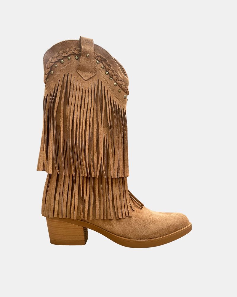 Botas Altas Cowboy Mujer  Marrón 35 3106