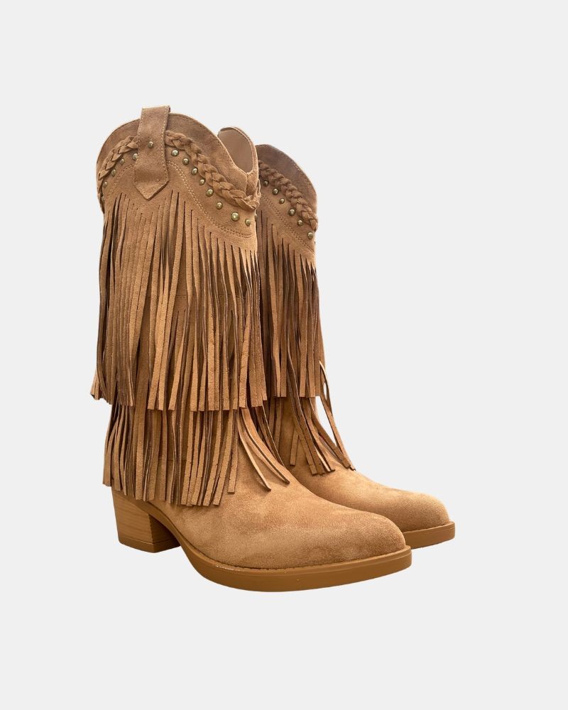 Botas Altas Cowboy Mujer  Marrón 35 3106