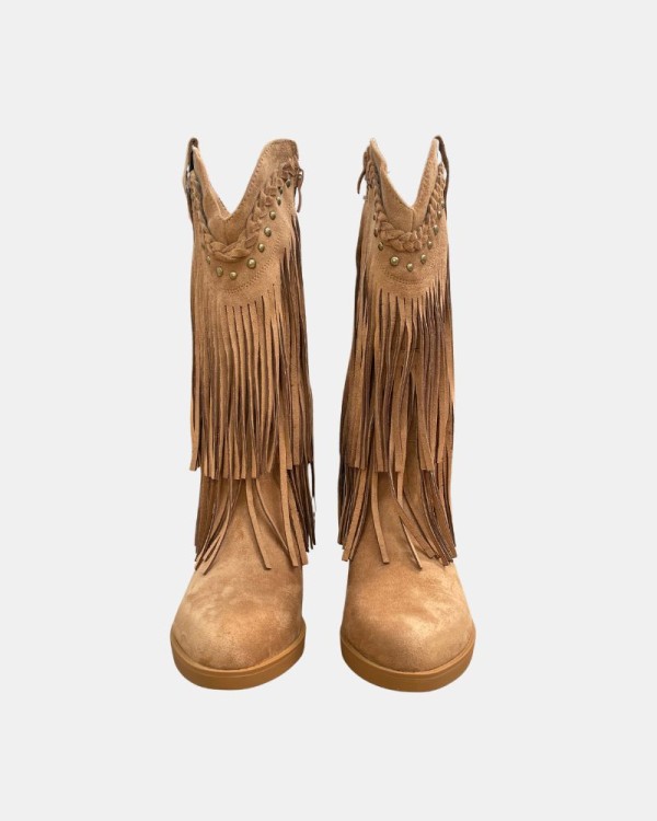 Botas Altas Cowboy Mujer  Marrón 35 3106