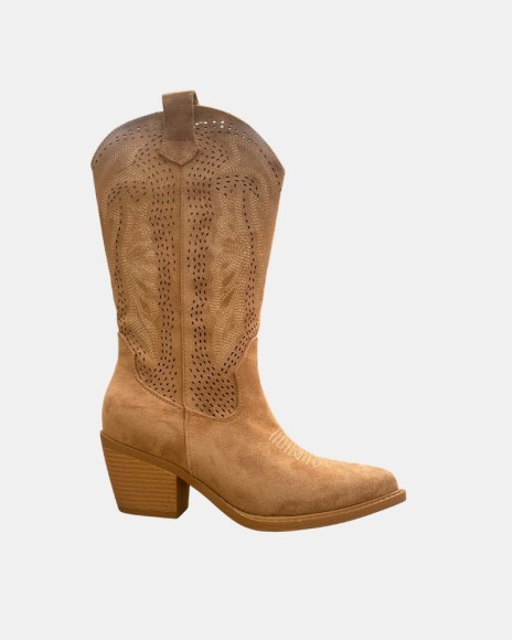 Botas Altas Cowboy Mujer  Marrón 353102