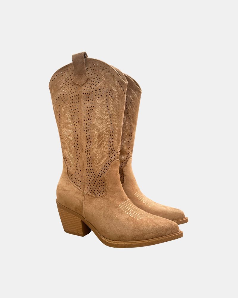 Botas Altas Cowboy Mujer  Marrón 353102
