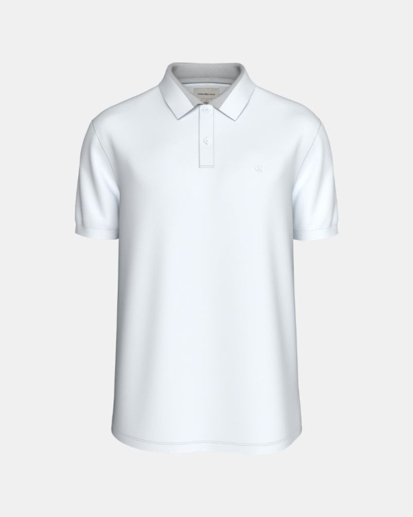 Camisetas Manga corta Polos Hombre CALVIN KLEIN Blanco LV04RG234GYAF