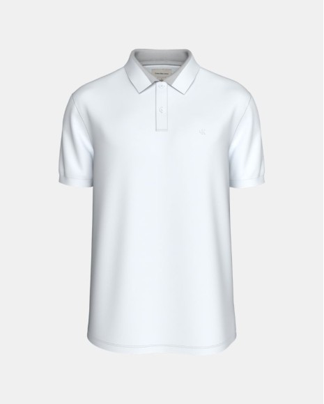 Camisetas Manga corta Polos Hombre CALVIN KLEIN Blanco LV04RG234GYAF