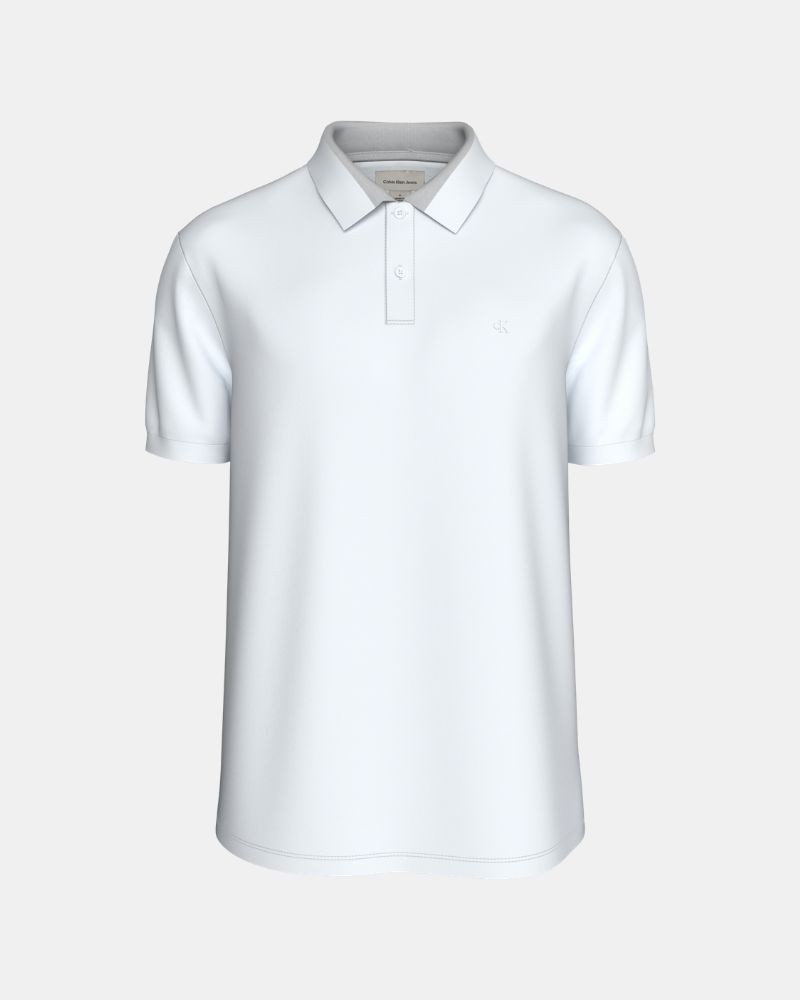 Camisetas Manga corta Polos Hombre CALVIN KLEIN Blanco LV04RG234GYAF