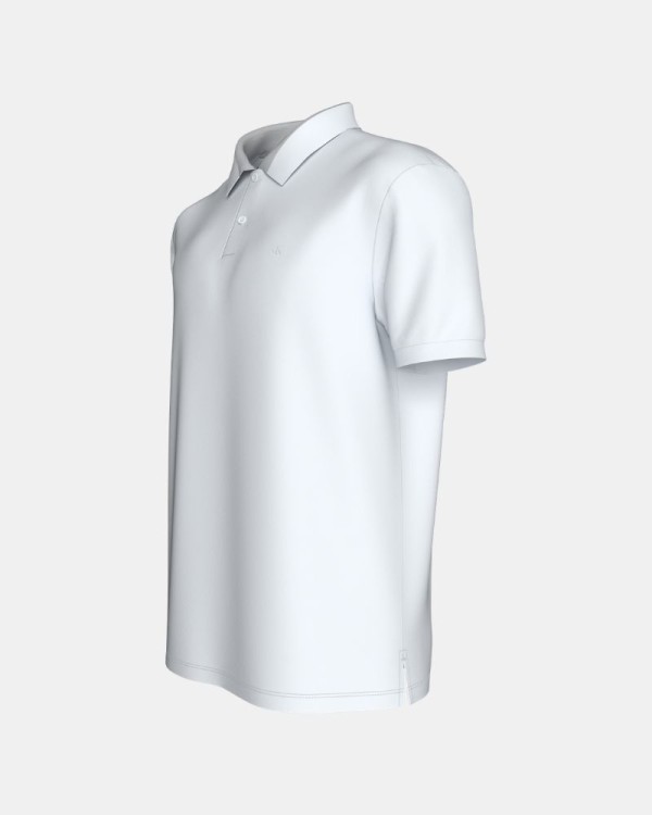 Camisetas Manga corta Polos Hombre CALVIN KLEIN Blanco LV04RG234GYAF