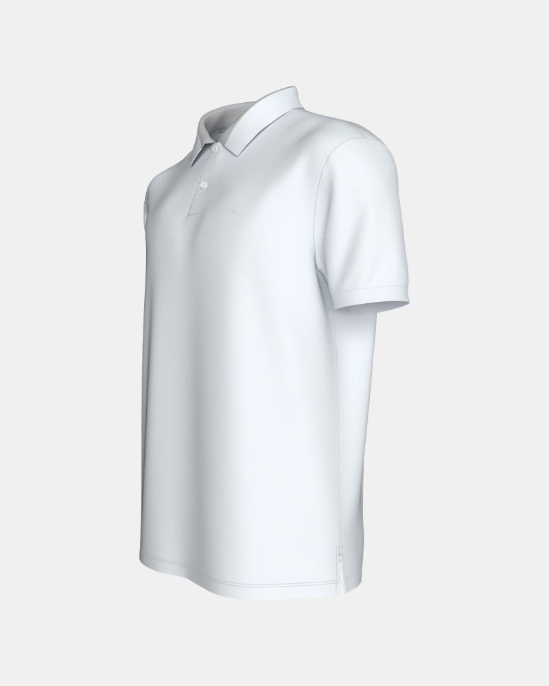 Camisetas Manga corta Polos Hombre CALVIN KLEIN Blanco LV04RG234GYAF
