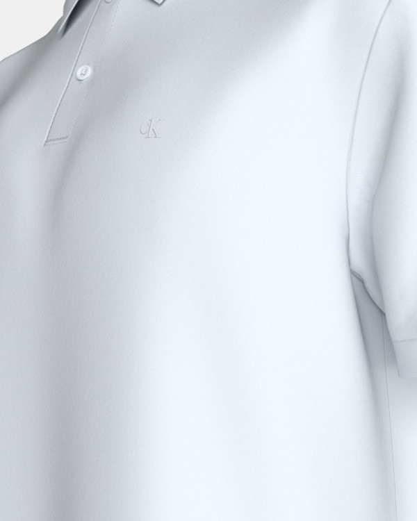 Camisetas Manga corta Polos Hombre CALVIN KLEIN Blanco LV04RG234GYAF