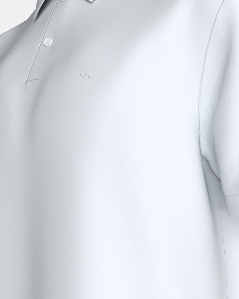 Camisetas Manga corta Polos Hombre CALVIN KLEIN Blanco LV04RG234GYAF