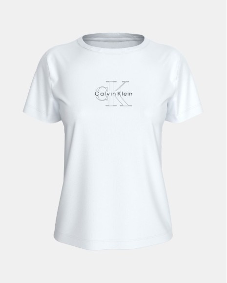 Camisetas Manga corta Mujer CALVIN KLEIN Beige LV047G803GYAS