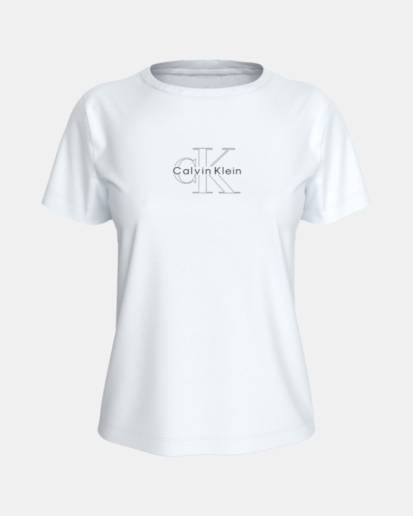 Camisetas Manga corta Mujer CALVIN KLEIN Blanco LV047G831GYAF