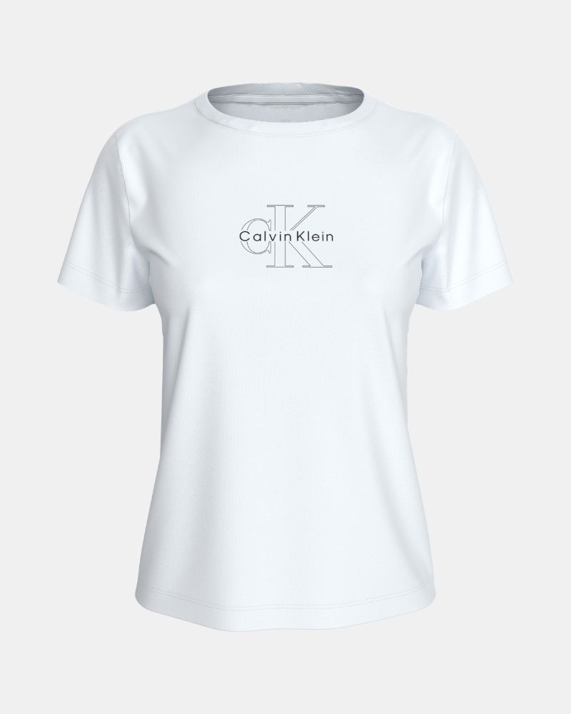 Camisetas Manga corta Mujer CALVIN KLEIN Blanco LV047G831GYAF