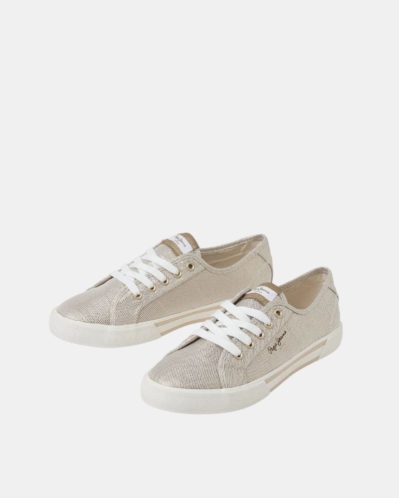 Zapatillas Bajas Mujer PEPE JEANS Oro PLS31439 BRADY PARTY