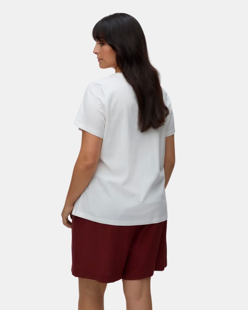 Camisetas Manga corta Mujer VERO MODA Nude 10341107 JILIADA