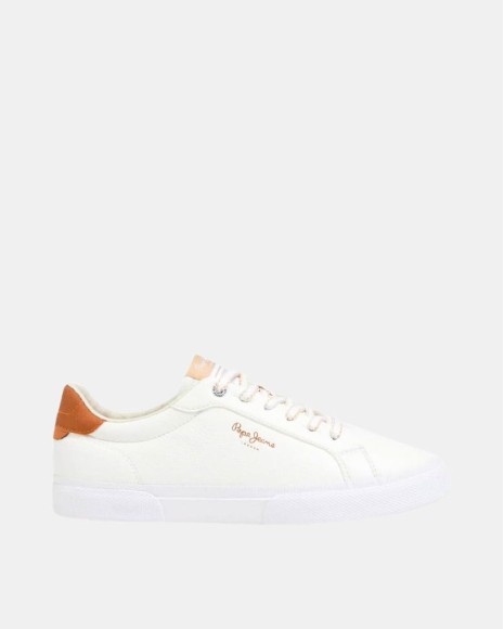 Zapatillas Bajas Mujer PEPE JEANS Blanco PLS31445 KENTON MAX