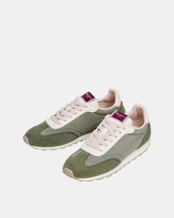 Zapatillas Bajas Mujer PEPE JEANS Verde PLS400030 JANE SUBTLE