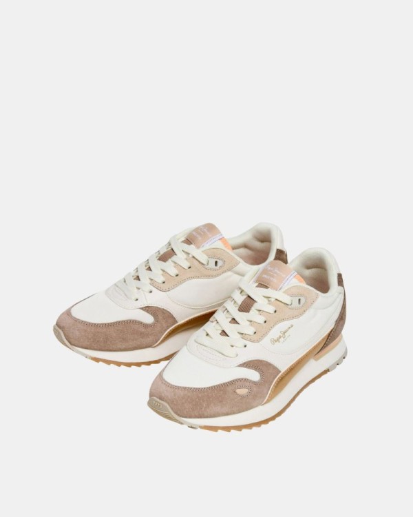 Zapatillas Bajas Mujer PEPE JEANS Beige PLS400032 BEXLEY CITY W