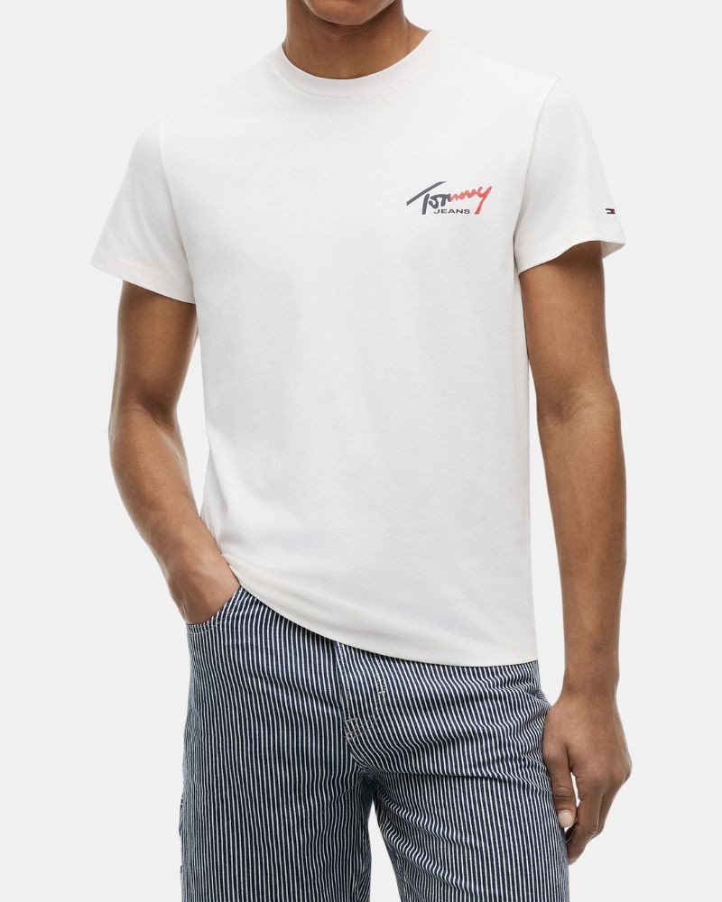 Camisetas Manga corta Hombre TOMMY HILFIGER Blanco DM0DM22538YBH