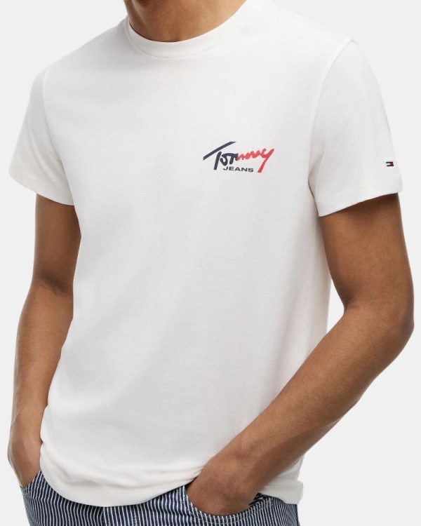 Camisetas Manga corta Hombre TOMMY HILFIGER Blanco DM0DM22538YBH