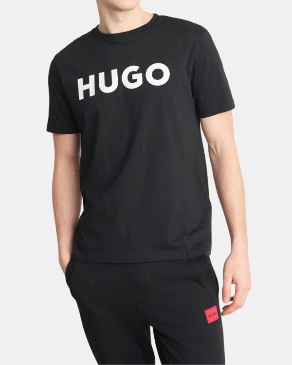 Camisetas Manga corta Hombre HUGO Negro 50467556 DULIVIO