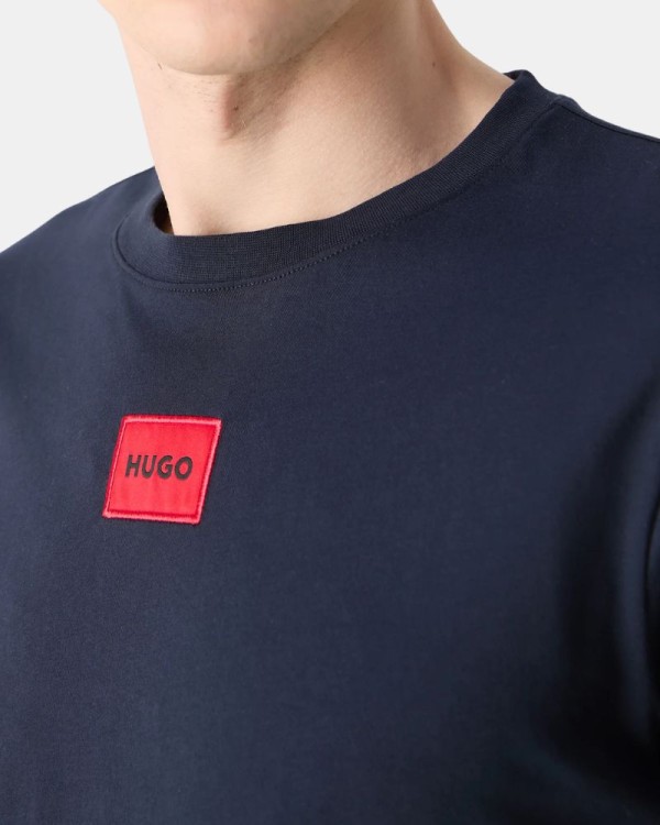 Camisetas Manga corta Hombre HUGO Azul 50447978 DIRAGONAL212