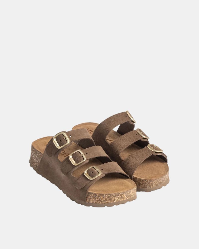Sandalias Abiertas Mujer Yokono Marrón WIWI 263