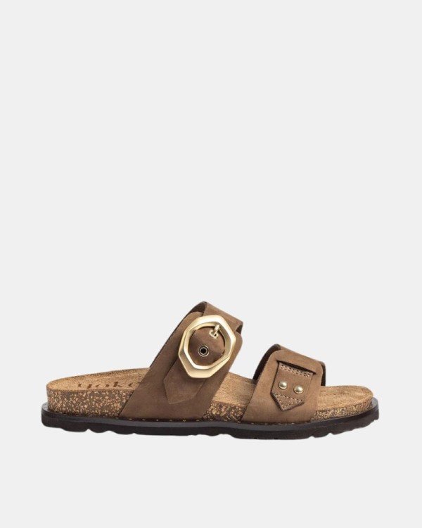 Sandalias Abiertas Mujer Yokono Marrón BOLUS 254