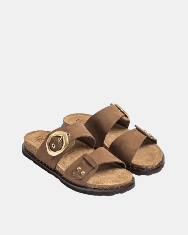 Sandalias Abiertas Mujer Yokono Marrón BOLUS 254