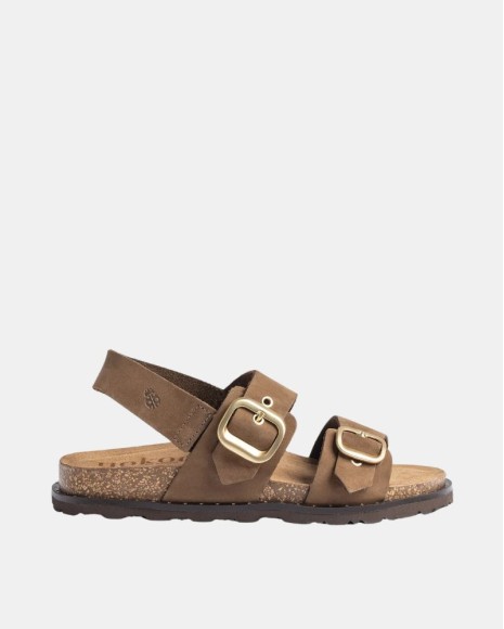 Sandalias Abiertas Mujer Yokono Marrón BOLUS 252