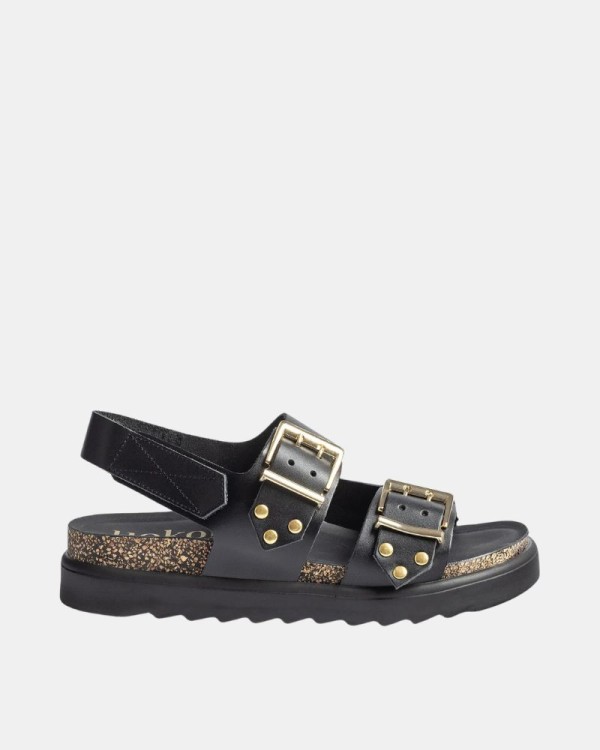 Sandalias Abiertas Mujer Yokono Negro TUNEZ 261