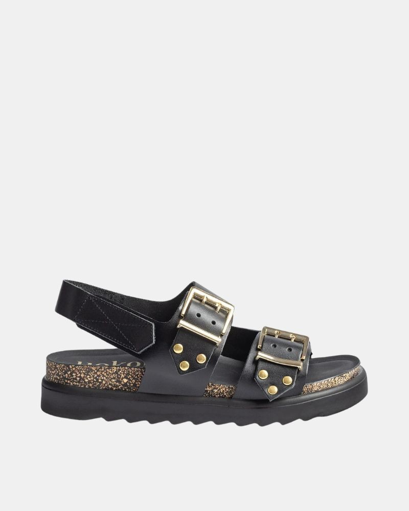 Sandalias Abiertas Mujer Yokono Negro TUNEZ 261